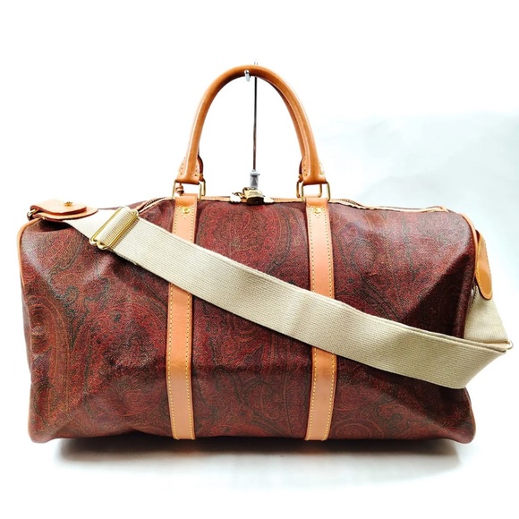 Vintage Etro Travel Duffle Bag with lock and keys - Picture 1 of 17